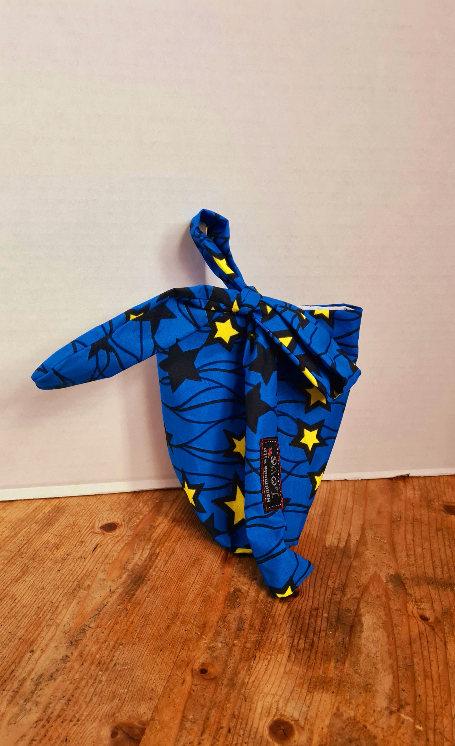 Big Bow (Gift) Bag (M) - African Wax Print Fabric