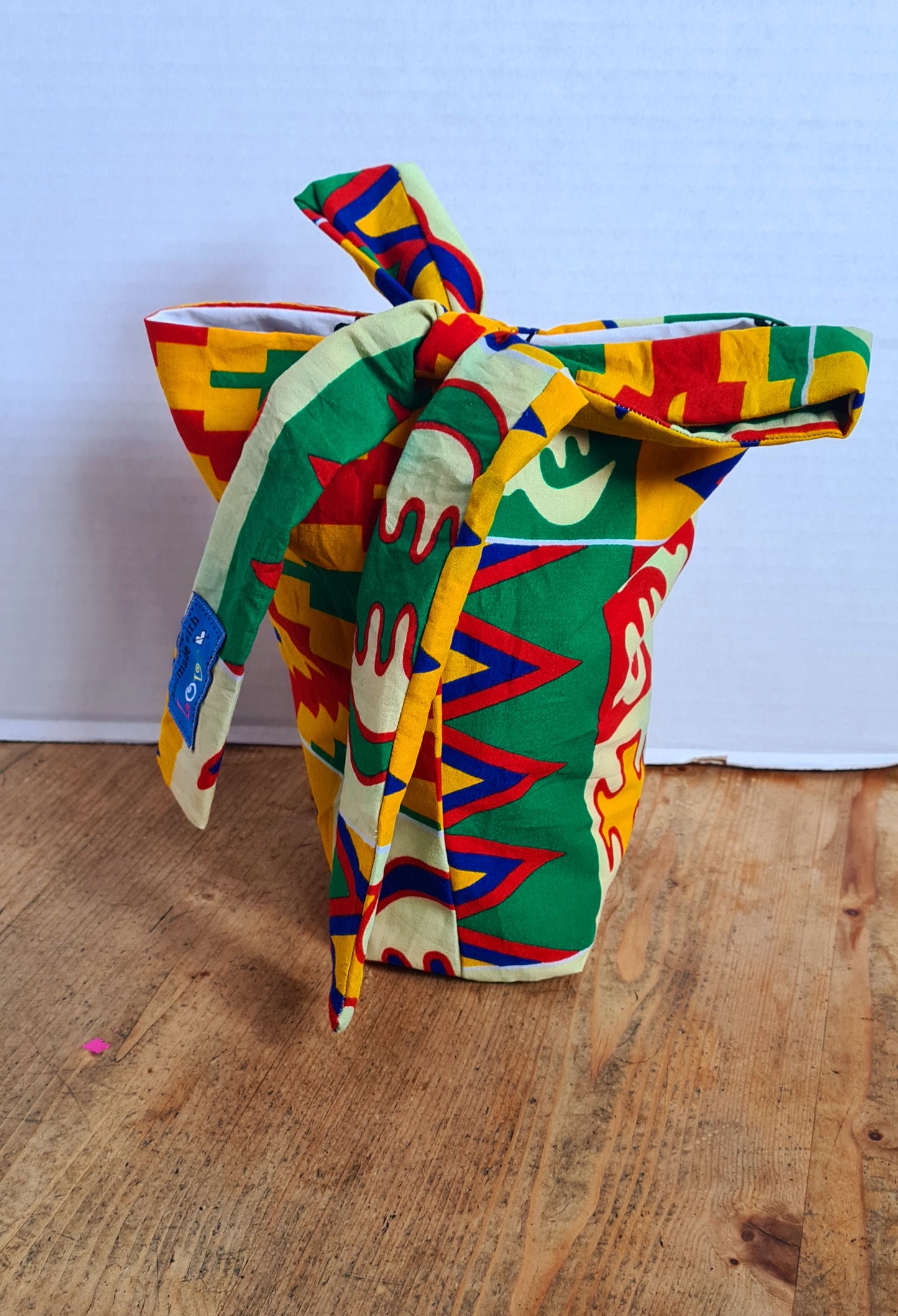 Big Bow (Gift) Bag (XL) - African Wax Print Fabric