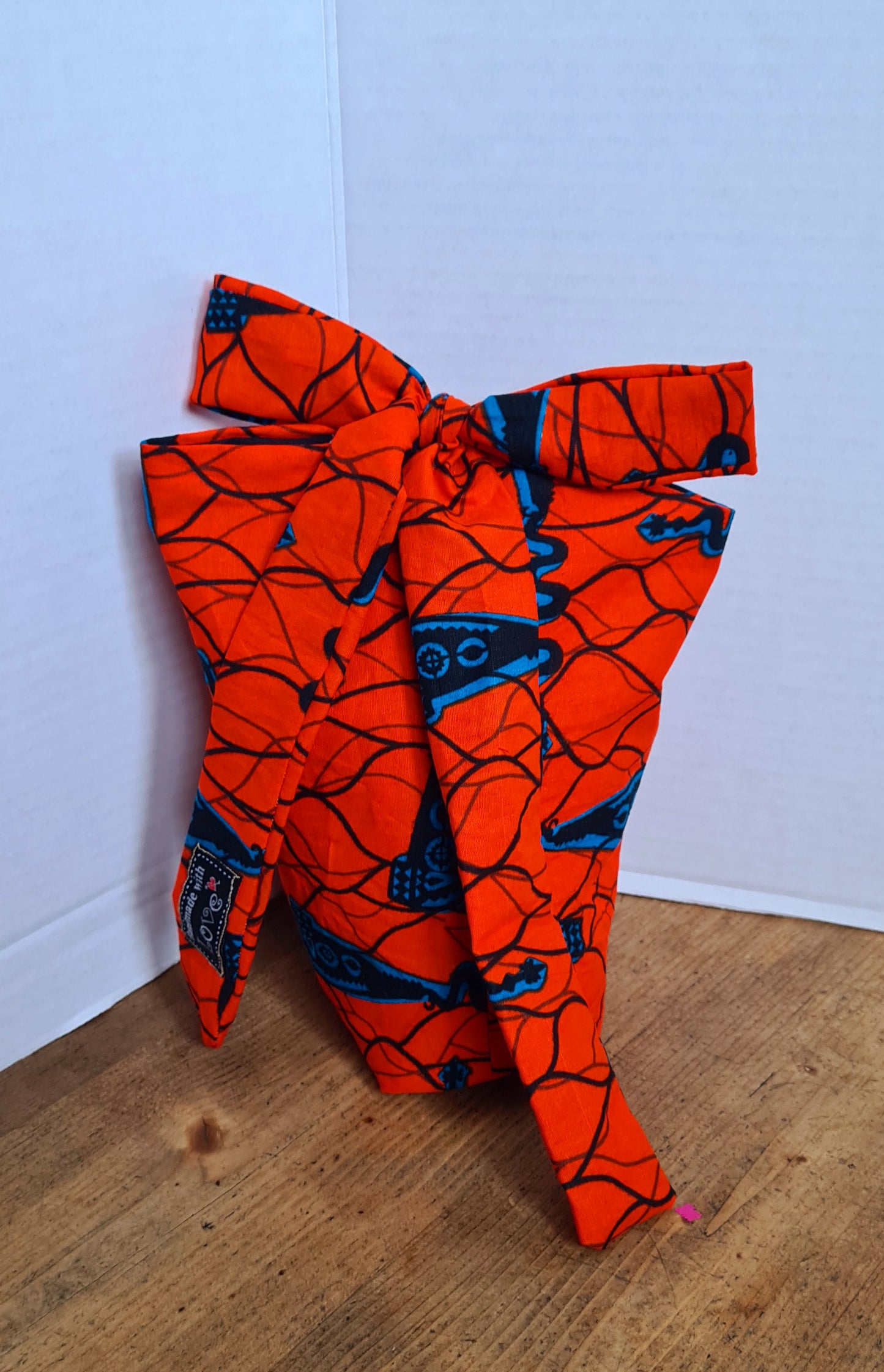 Big Bow (Gift) Bag (XL) - African Wax Print Fabric