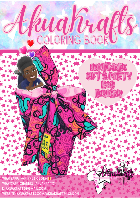 AkuaKrafts Colouring Book – 50 Pages of Creative Fun