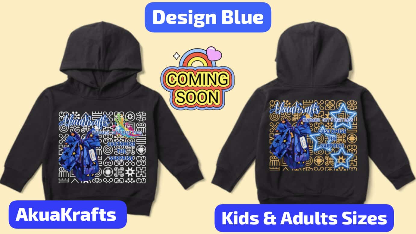 Custom Designed Hoody AkuaKrafts Gift Bags (Coming Soon)