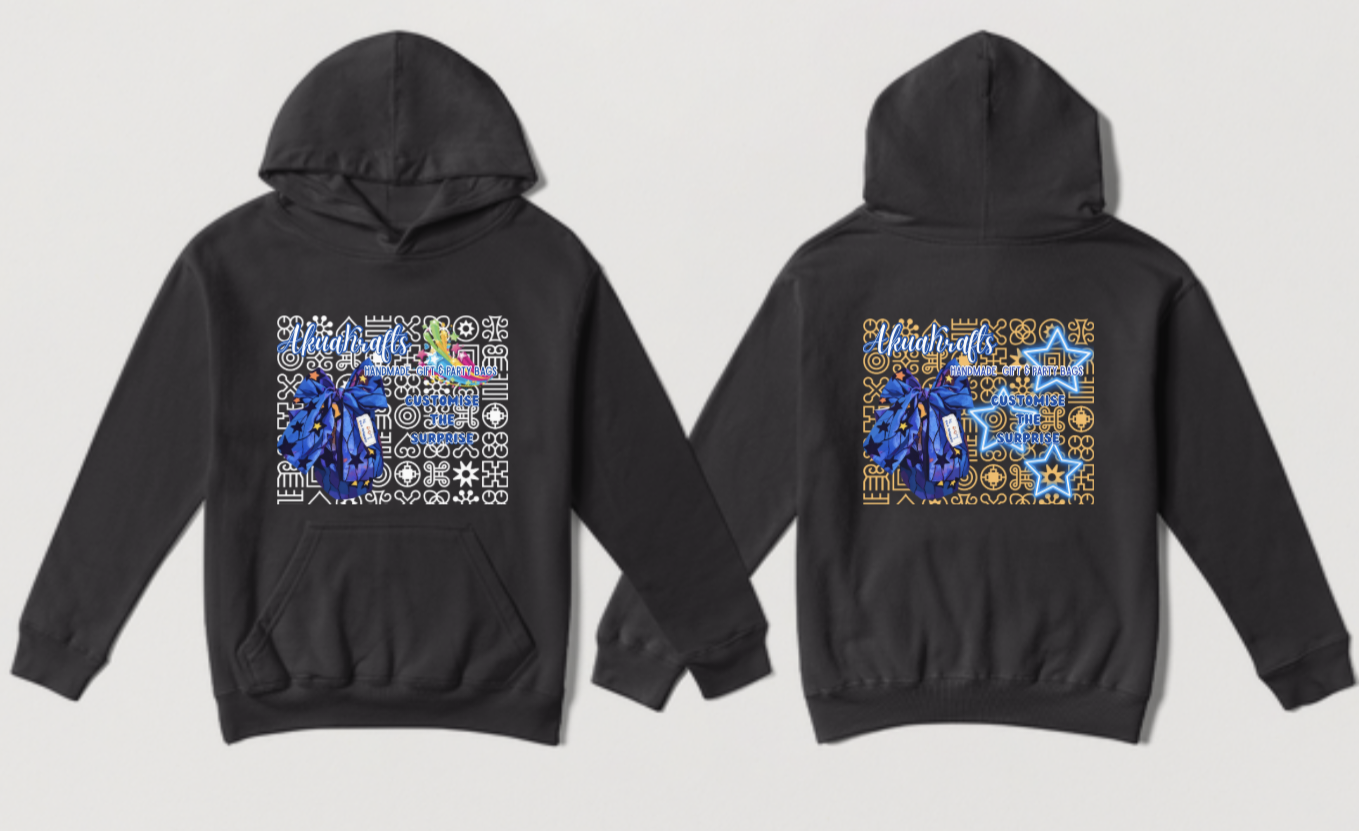 Custom Designed Hoody AkuaKrafts Gift Bags (Coming Soon)