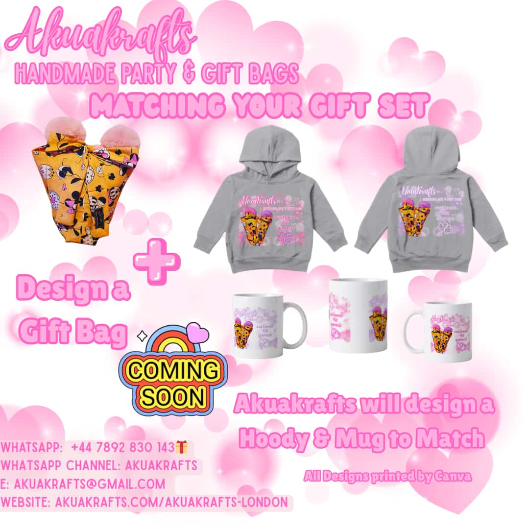 COMING SOON......Gift Sets Hoodie Mug & Gift Bag Customise the Surprise